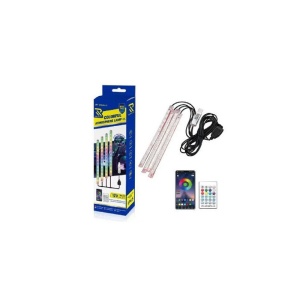 Benzi Led Auto MultiColore, Dinamice , 4 Benzi, Control Aplicatie, Bluetooth