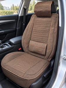 Husa auto Individuala Pentru Scaun Fata,material textil,suport lombar,MARO
