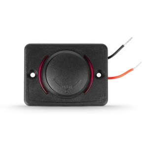 Încărcător de telefon impermeabil de formă pătrată cu iluminare din spate cu LED roșu, USB + USB C QC3.0 12/24V ATA3252 - Img 2