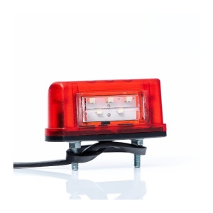 Lampa numar 83×40, 5 LED-uri, cu pozitie, rosie FT-016-A Fristom ATA00353
