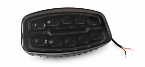 Proiector LED Universal ,12-24V, lumina LED frontala + pozitie(rece+galben) 55W/13.5W - Img 3