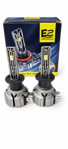 SET BECURI LED H1 E2 Mini , 100W, 15000 LM,6000K, 9-32 V- PLUG&PLAY