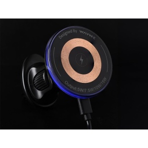 Suport magnetic pentru telefon, prindere in grila aer, cu incarcator inductiv de 15W + cablu USB USB-C 100 cm ATA3165 - Img 6