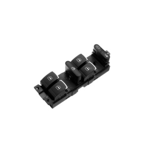 Butoane Geamuri Electrice cu buza cromata compatibil VW Bora 1998-2005, Golf IV 1998-2004, Passat B5 1995-2004 - Img 1