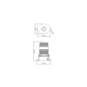 Girofar LED Galben pentru utilaje, 12V – 24V ATA01298 - Img 2