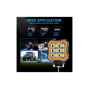 Proiector LED de lucru 12V–24V pentru auto, camion, off-road, tractor, SUV 4x4 – Spotlight ATA02230 - Img 3