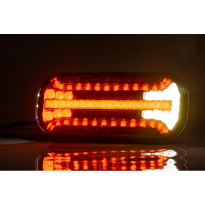 Set 2 bucati lampa stop 214×95, cu numar, ceata si semnalizare dinamica FT-230 12-24V LED Fristom ATA00370 - Img 5