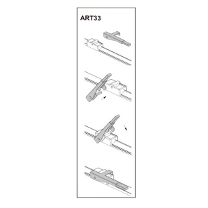 Set 2 Stergatoare R.B.W. PRO ATA3368 Bmw Seria 3 E90/E91 2005-2009 - Img 2