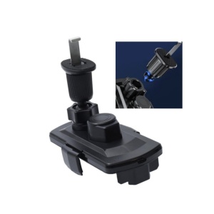 Suport Telefon Auto A6 cu Incarcare Wireless 15W si Touch Control - Img 3