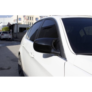 Capace oglinda Batman Style BMW seria 3 E90 E91 FL 08-11 Negru lucios ATA2673 - Img 2