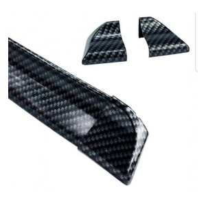 Eleron auto universal din cauciuc tip M Carbon Design lungime 150 cm x 3.5 cm latime cu capete din plastic ATA2734 - Img 4