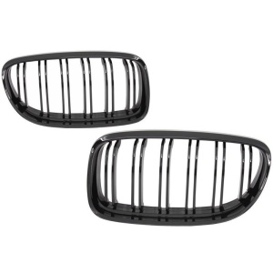 Grile Centrale compatibil cu BMW Seria 3 E90 E91 LCI 2008-2012 M-Design Negru Lucios ATA3421 - Img 2