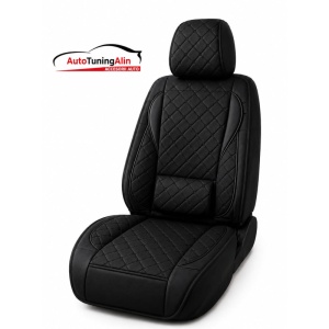 Husa scaun auto universală – material textil premium, negru