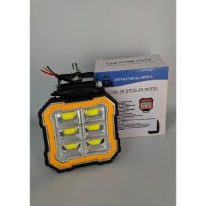 Proiector 112x112x33mm, LED, 10-48V, 3600lm, flood