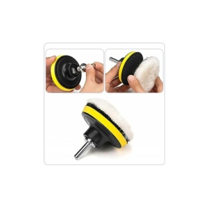 Set bureți de lustruit, 9 bureți de lustruit + disc de 80 mm + adaptor M14 AMIO-02647 ATA02237 - Img 3
