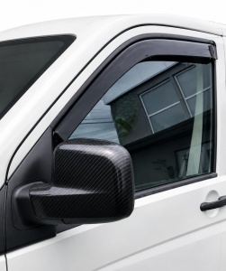 Set Paravanturi compatibil BMW X3 E83 03-11 , fata-spate(4Buc) fumuriu transparent - Img 2