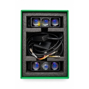 Set Proiectoare Bi-LED E06L 85W 9-30V cu Lentila- Faza Scurta si Faza Lunga - Img 2