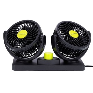 Ventilator auto dublu, rotativ, 24V, 8W, diametru 2 x 10 cm ATA3281 - Img 3