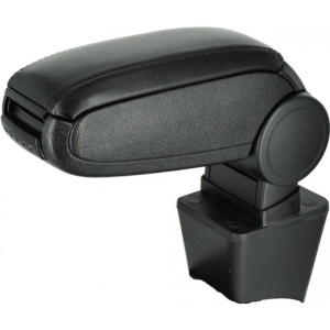 Cotiera auto compatibila Dacia Logan I 2004-2013 Imitatie de piele negru ATA3085 - Img 4