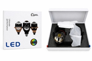 Kit 2 Lupe Bi-LED Auto 2.5" 6000K -Lumina Alba intensa ,Faza Scurta+Lunga - Img 3