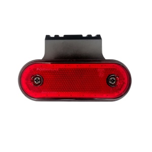 Lampa Gabarit Flexzon, 20 LED-uri, cu Suport, Rosie, Forma Ovala, 12-24V ATA01465