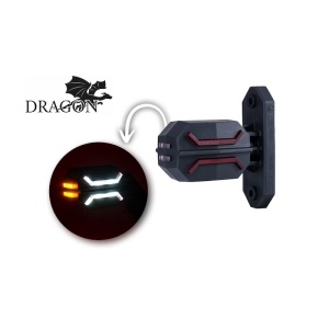 Lampa LED gabarit cu trei functii Dragon – brat scurt ATA02194 ATA02195 - Img 4