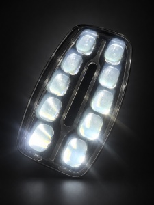 Proiector LED Universal ,12-24V, lumina LED frontala + pozitie(rece+galben) 55W/13.5W - Img 4