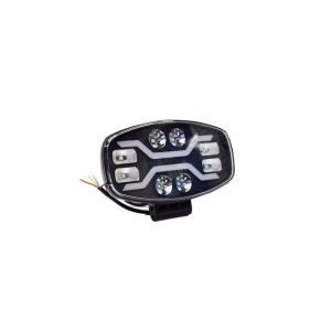Proiector Led universal 12v-24v 80w lumina Alba galbena camion