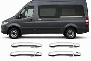 Capace manere auto exterior cromate Mercedes Sprinter W907 2019+