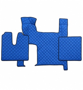 Covorase Camion din piele ecologica MAN TGX 2007-2020, set albastru ,cu 2 sertare