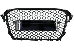 Grila Centrala compatibila cu Audi A4 B8 2012-2015 Facelift Rs Design Negru Lucios