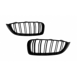 Grile centrale compatibil cu BMW Seria 4 F32 F33 F36 2013-2019 Piano Black M Design - Img 3