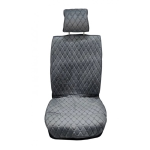 Husa scaun auto pentru fata, catifea, gri ATA00089