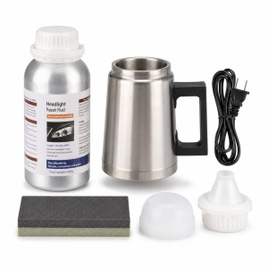 Kit profesional pentru restaurarea farurilor auto – 800 ml