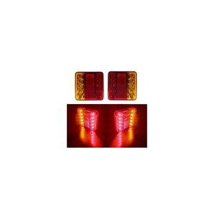 Set 2 faruri LED spate Stop indicatoare semiremorcă camion remorcă 12v ATA01352