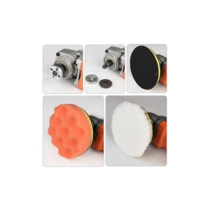 Set bureți de lustruit, 9 bureți de lustruit + disc de 80 mm + adaptor M14 AMIO-02647 ATA02237 - Img 7