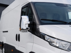Capace oglinda cromate compatibil Iveco Daily 2014+ ,plastic ABS cu finisaj cromat - Img 2
