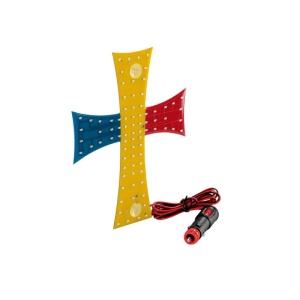 Cruce iluminata led Romania 245×200 mm ATA02045