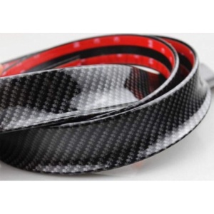 Eleron auto universal din cauciuc tip M Carbon Design lungime 150 cm x 3.5 cm latime cu capete din plastic ATA2734 - Img 5