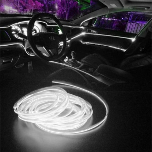Fir cu neon 2 Metri, 12V culoare alba ATA3125 - Img 2