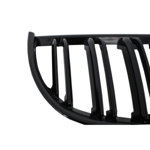 Grile Centrale Duble compatibil cu BMW Seria 3 E90 E91 Pre-LCI 2004-2008 M-Design Negru Lucios ATA3421 - Img 2