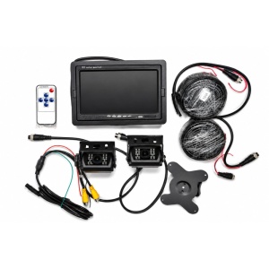 Kit de mers inapoi cu camera si monitor display de 7 inch 12V-24V pentru Camioane,Bus-uri,Autocare