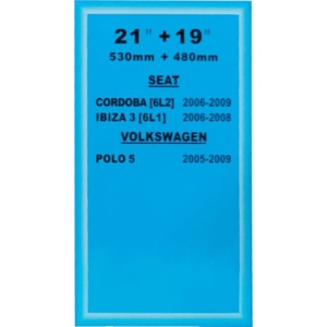 Set 2 Stergatoare R.B.W. 21"+19" ATA3351 Seat Cordoba/Ibiza 2006-2009 / Volkswagen Polo 5 2005-2009 - Img 3