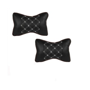 Set perne tetiera piele Ecologica Negru/Gri