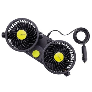 Ventilator auto dublu, rotativ, 24V, 8W, diametru 2 x 10 cm ATA3281 - Img 4