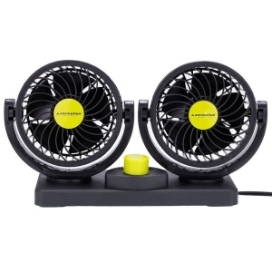 Ventilator auto dublu, rotativ, 24V, 8W, diametru 2 x 10 cm ATA3281