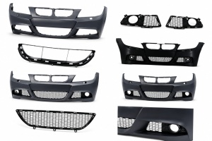 Bara Fata compatibil BMW seria 3 E90 E91 M Technik Design 2004-2007,fara proiectoare - Img 2
