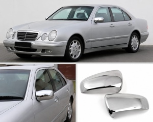 Capace oglinda cromate Mercedes W210 1999-2001 - Img 4