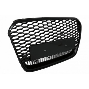 Grila Bara Fata compatibil cu Audi A6 C7 4G 2011-2014 RS6 Design Negru Lucios ATA3014 - Img 2