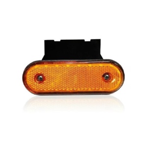 Lampa Gabarit Flexzon, 20 LED-uri, cu Suport, Galbena, Forma Ovala, 12-24V ATA01466